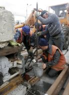 Reconstruction of light rail line