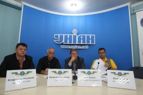 Владислав Резников, Валентин Щербачев, Олег Блохин и Виталий Зорин