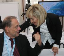 Javier Solana and Elenа Pinchuk (Franchuk)