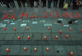 Фотографии животных возле зажженных свечей