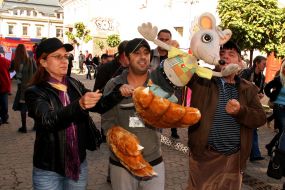 Participants of the International festival of theaters for children