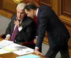 Олег Ляшко и Владимир Литвин