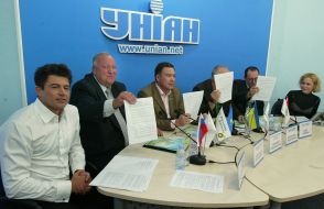 Andrey Dzhedzhula, Anatoliy Panfilov, Serikzhan Mambetalin, Aleksandr Prognimak and Oleg Novikov