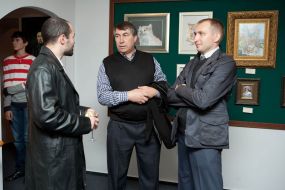 Denis Isakov and Gregory Zoryk his son Nicholaу