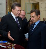 Viktor Yanukovich and Nicolas Sarkozy