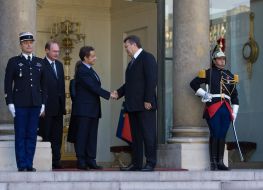 Viktor Yanukovich and Nicolas Sarkozy