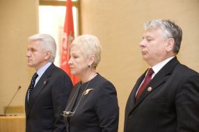 Владимир Литвин, Ирена Дягутене и Богдан Борусевич
