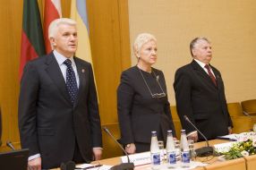 Владимир Литвин, Ирена Дягутене и Богдан Борусевич