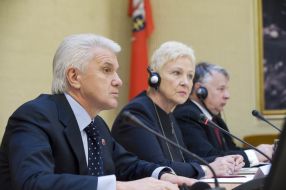 Владимир Литвин, Ирена Дягутене и Богдан Борусевич