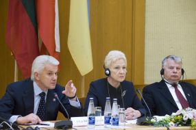 Владимир Литвин, Ирена Дягутене и Богдан Борусевич