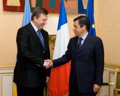 Віктор Янукович і Франсуа Фійон