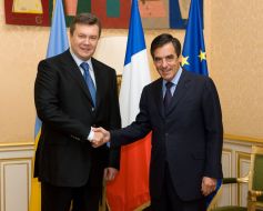 Віктор Янукович і Франсуа Фійон