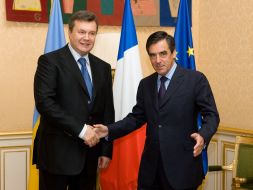 Віктор Янукович і Франсуа Фійон