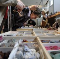 Visitors of exhibition