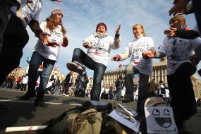 Participants of the action ”Race for life”