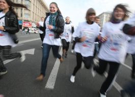 Participants of the action ”Race for life”