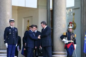 Nicolas Sarkozy and Viktor Yanukovich