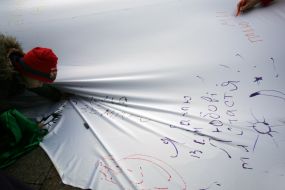 Flash mob ”Open your heart to the Planet”