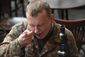 Участник Марша славы УПА