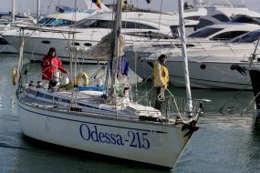 Члени екіпажу крейсерської яхти «Іваноіс»