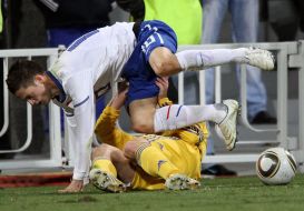 Taras Stepanenko and Ricky van Wolfswinkel