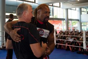 Shannon Briggs and  Fritz Zdunek