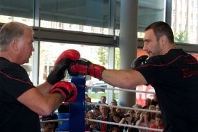 Vitaly Klichko and Fritz Zdunek