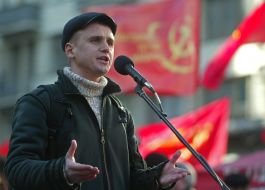 Communist party of Ukraine supporter