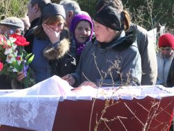 Burying the dead in road accident