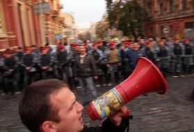 Mass meeting participant