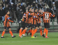 The players of FC ”Shakhtar” (Donetsk)