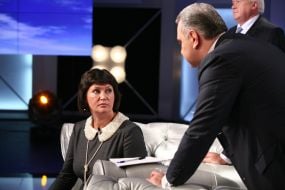 Yryna Akimova and Daid Zhvaniya