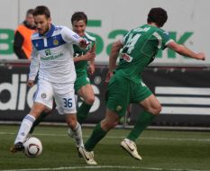 Milos Ninkovic, Denis Kozhanov and Artem Fedetskiy