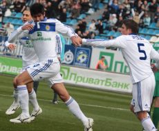 Leandro Almeida, Ognjen Vukojeviс and Yevgeniy Khacheridi