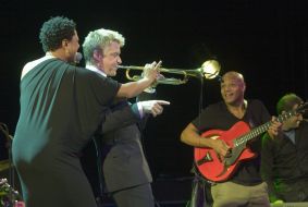 Лиса Фишер, Крис Ботти, Марк Уитфилд и Эндрю Эзрин