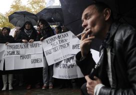 Protest action participants