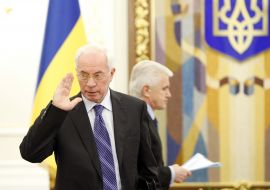 Николай Азаров и Владимир Литвин