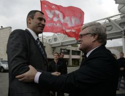 Vitaliy Klichko and Viktor Savchenko