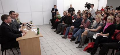 Konstantin Ivanov and Vitaliy Klichko