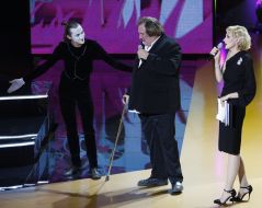 Gerard Depardieu and Renata Litvinova