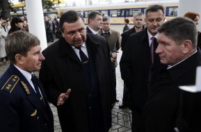 Viktor Ageev, Aleksandr Momot and Mikhail Kostyuk