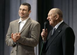 Vitaliy Klichko and Vladimir Korovkin