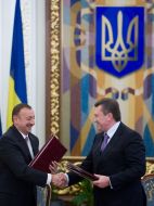 Viktor Yanukovich and Ilham Aliyev