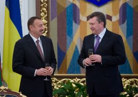 Viktor Yanukovich and Ilham Aliyev