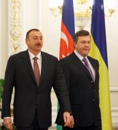 Viktor Yanukovich and Ilham Aliyev
