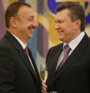 Viktor Yanukovich and Ilham Aliyev