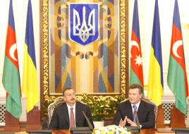 Viktor Yanukovich and Ilham Aliyev