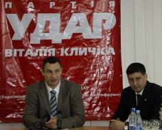 Vitaliy Klichko and Igor Tkachuk