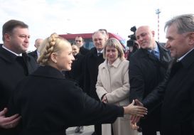 Yuliya Timoshenko and Yuriy Medvedev