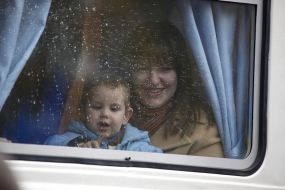 Mother with son